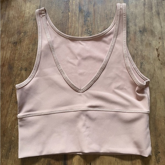 Lululemon Power Pivot Ribbed Tank Top in Pink Clay - Picture 5 of 5